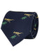 COLORATA dinosaur pattern tie Tyrannosaurus and Triceratops Navy NEW from Japan_1