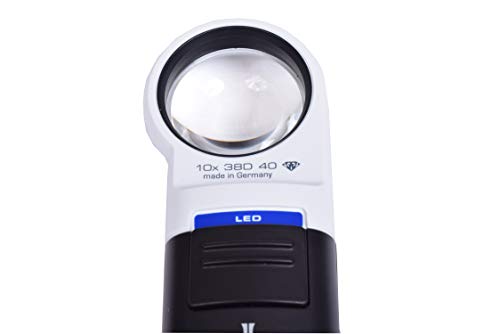 ESCHENBACH hand-held LED Loupe 10X magnifying glass Mobirakkusu 1511-10 NEW_2