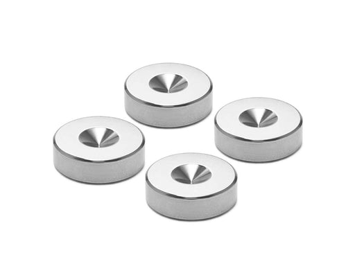 Oyaide Stainless Steel Spike receiver/insulator INS-SP Silver Set of 4 NEW_1