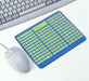 Mouse Pad with Roman Change Table (Educational) NEW from Japan_2