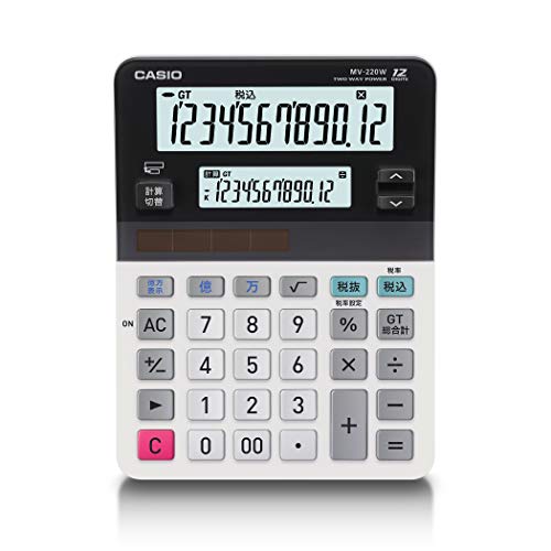 CASIO mini just type twin LCD calculator MV-220W-N NEW from Japan_2
