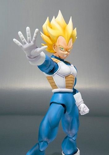 Bandai  S.H.Figuarts Super Saiyan Vegeta H14cm ABS&PVC&POM Action Figure 62466_2