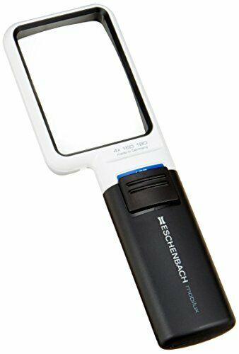 ESCHENBACH Hand-held 4X Magnifying Glass mobilux LED NEW from Japan_1