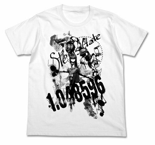 Cospa STEINS; GATE Stein's gate collage T-shirt White Size L 4701-970 NEW_1