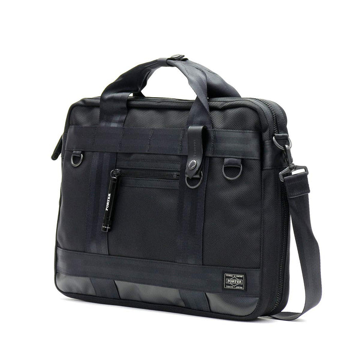 Yoshida Bag PORTER HEAT 2WAY BRIEFCASE Black 703-07882 Made in JAPAN Nylon NEW_4