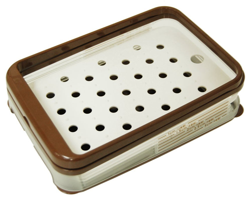 Yoshikawa Bread Slicer Sideway Cutter Home Bakery Club Brown SJ1457 23.5x16x7cm_1