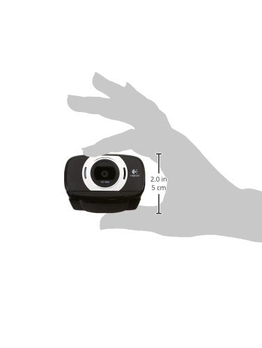 LOGICOOL HD webcam full HD video support C615 Black Folding Type 1080p NEW_5
