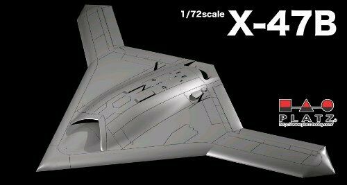 Platz 1/72 U.S.Navy UCAS X-47B Plastic Model Kit NEW from Japan_1