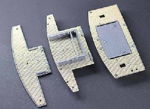 Hasegawa 1/350 Wooden Deck for Hikawamaru Detail Up Parts NEW from Japan_3