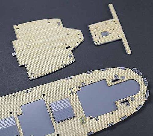 Hasegawa 1/350 Wooden Deck for Hikawamaru Detail Up Parts NEW from Japan_6