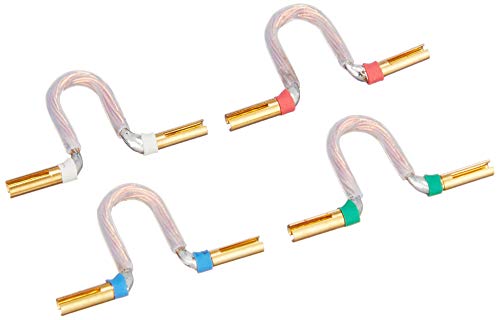 Yamamoto Acoustic Craft Shell lead wire YR-02 4-color set With terminal 1.5cm_1