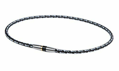 PHITEN X50 High End III Necklace, Black, 50cm NEW from Japan_1