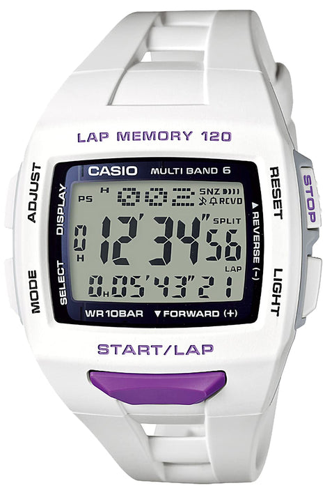 Casio Collection Fizz (Old Model) LAP MEMORY 120 Radio Solar STW10007JF White_1
