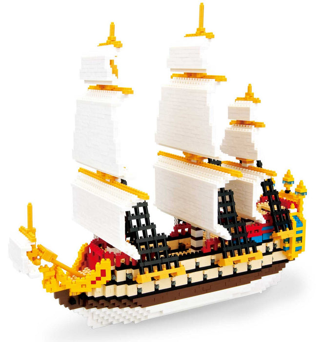 Nanoblock Tintin The Secret of the Unicorn Ship TIN-04 Kawada 3000 pieces NEW_1