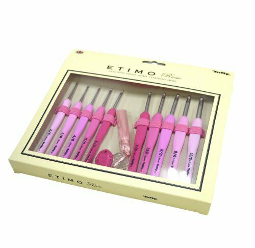 TULIP TER-001 ETIMO Rose Crochet set with grip NEW from Japan_2