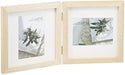 HAKUBA Photo Frame Square Wooden Framed Curl L 2 Face FSQCR-NTL 2 NEW from Japan_1