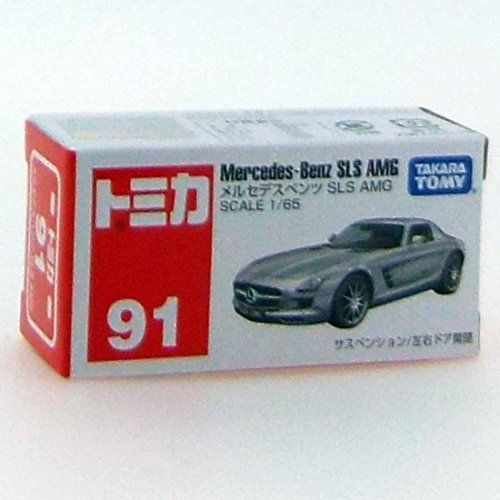 TAKARA TOMY TOMICA No.91 1/65 Scale Mercedes-Benz SLS AMG (Box) NEW Japan F/S_2