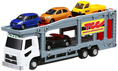 Tomica Gift Let's play with Tomica! Carrier Car Set NEW from Japan_1