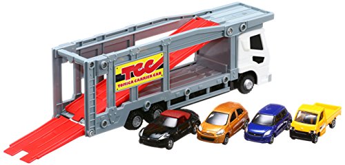 Tomica Gift Let's play with Tomica! Carrier Car Set NEW from Japan_2