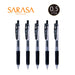 Zebra SARASA CLIP 0.5mm Gel Ink Pen Black Ink 5-Pack P-JJ15-BK5 Binder Clip NEW_2