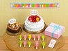 Epoch Sylvanian Families furniture birthday cake set Mosquito NEW from Japan_4