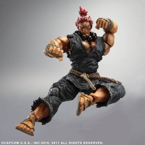 Super Street Fighter IV Play Arts Kai Vol.2 Akuma (Gouki) Figure NEW from Japan_2