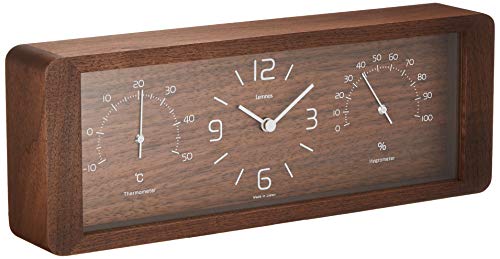 Lemnos Yokan Brown LC11-06 BW LC11-06 BW Table Clock NEW from Japan_3