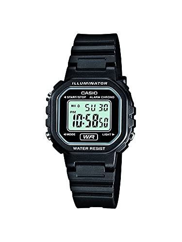 CASIO Wrist watch LA-20WH-1A black LED Light, Alarm NEW from Japan_1