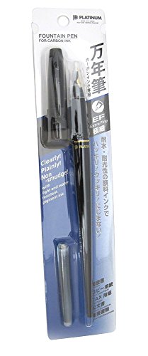 platinum fountain pen for carbon ink black extra fine (EF) DP-800S Pack #1-1 NEW_1