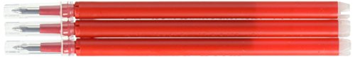PILOT FRIXION BALL 0.7mm RED Ballpoint pen Ink 3-Refills LFBKRF30F3R NEW_1