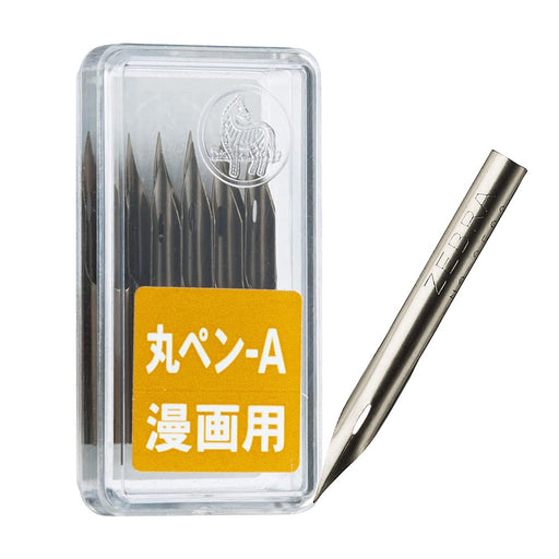 Zebra Comic Pen Nib Mapping Pen Maru Pen A No.2586-A Set of 10 PM-1C-A-K NEW_1