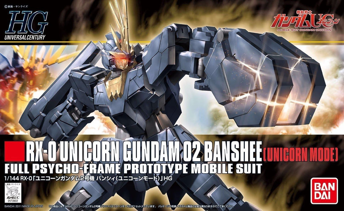 BANDAI HGUC 1/144 RX-0 UNICORN GUNDAM 02 BANSHEE UNICORN MODE Plastic Model Kit_1