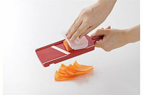 Kyocera ceramic slicer (with safety device) Red CSN-10RD NEW from Japan_4