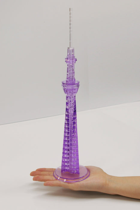 Beverly 3D Crystal Puzzle Tokyo Sky Tree Gafu 62 pieces 50143 polystyrene NEW_4
