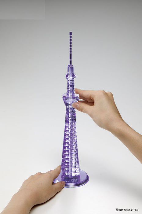 Beverly 3D Crystal Puzzle Tokyo Sky Tree Gafu 62 pieces 50143 polystyrene NEW_7