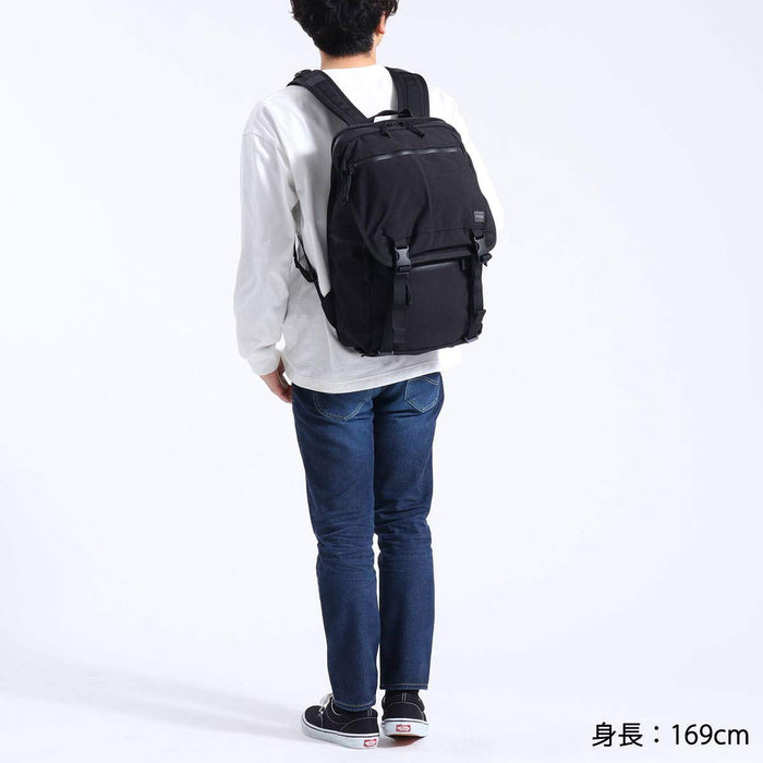 YOSHIDA KABAN PORTER KLUNKERZ DAY PACK Back L 568-08172 Black W270xH470xD150mm_3