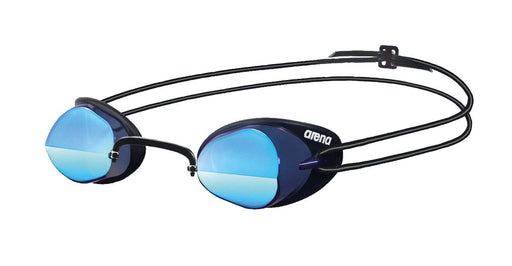 Arena Swedix Mirror Race Swim Goggles Smoke/Blue/Black One Size PC 9239 NEW_1
