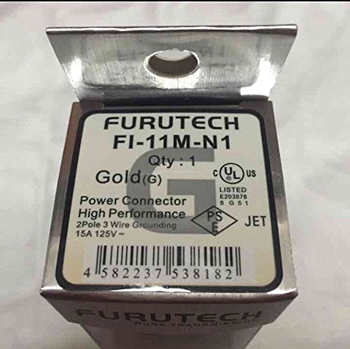 FURUTECH Power plug gold-plated FI-11M-N1(G) USB Gauge: 10.0 NEW from Japan_2