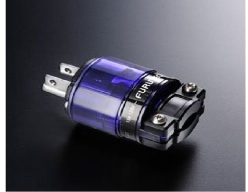 Furutech 3P power plug [rhodium-plated] FI-11M-N1 (R) Blue Gauge:10 NEW_1