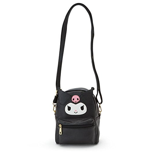 Kuromi mini Backpack shoulder bag 2-way 17x8x21cm PU Leather Black 204307 NEW_1