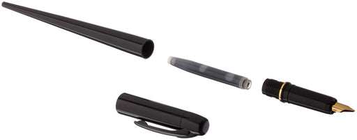 Platinum Fountain Pen Black Body Plastic Extra Fine Point Desk Pen DPQ-700A#1_2