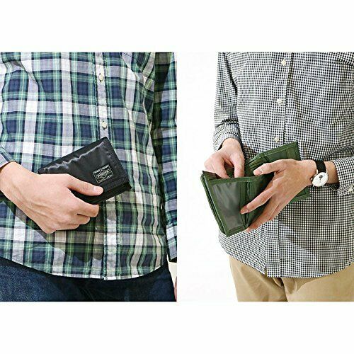 PORTER Yoshida Bag 555-06439 Tri Fold Wallet CAPSULE Black NEW from Japan_4