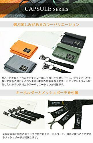PORTER Yoshida Bag 555-06439 Tri Fold Wallet CAPSULE Black NEW from Japan_7