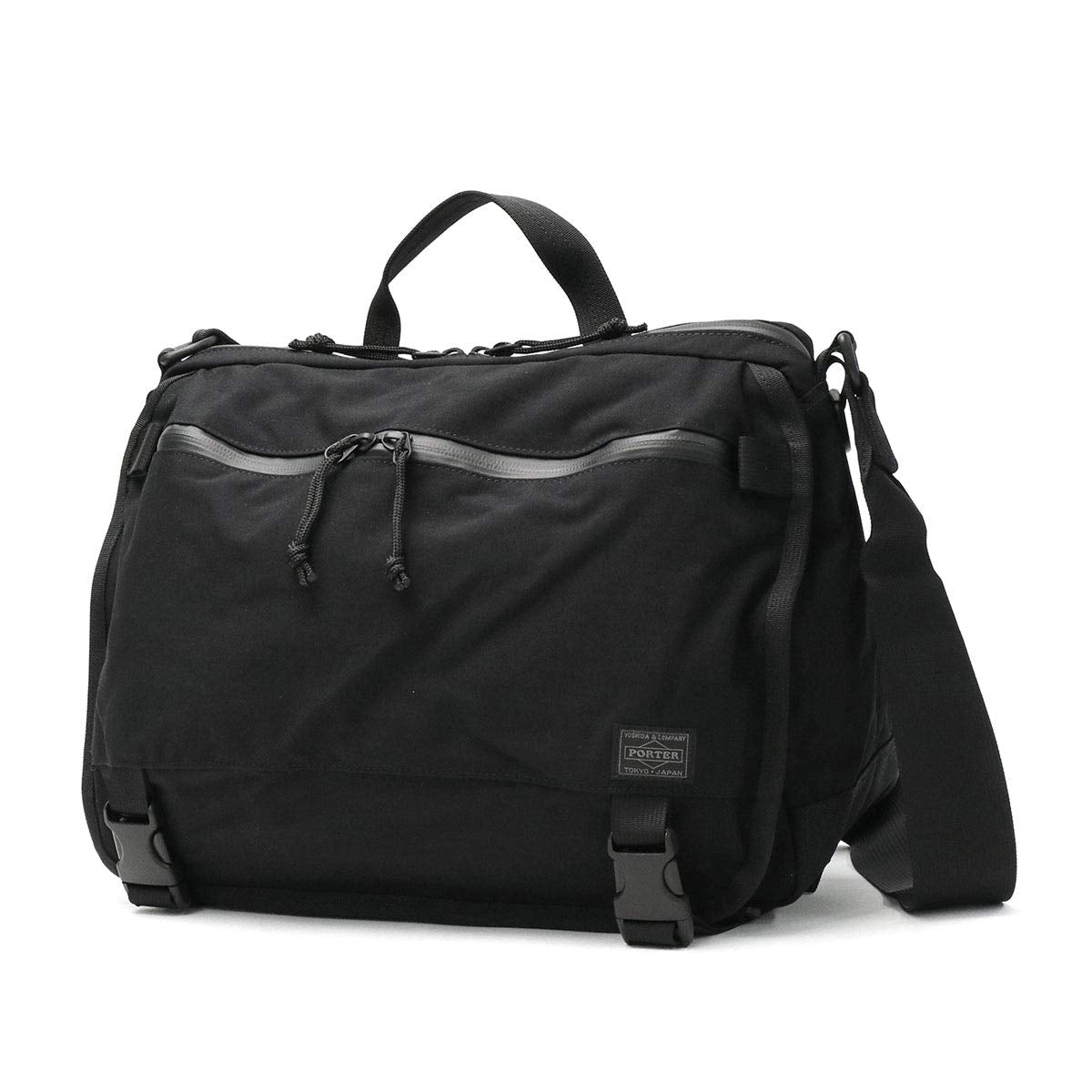 Yoshida Bag PORTER KLUNKERZ SHOULDER BAG L Black 568-08174 Made in 