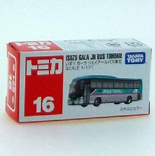 TAKARA TOMY TOMICA No.16 1/171 Scale ISUZU GALA JR BUS TOHOKU (Box) NEW F/S_2