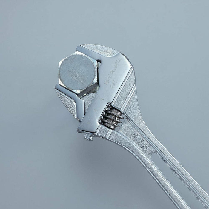 LOBTEX (EBI) 250mm Light Weight hybrid Adjustable Wrench UM36XG Silver NEW_4