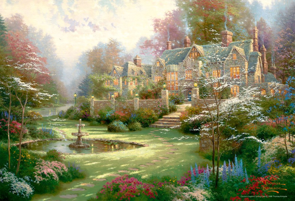 Beverly 1000 Piece Jigsaw Puzzle Spring Garden Micro Piece (26x38cm) ‎M81-822_1