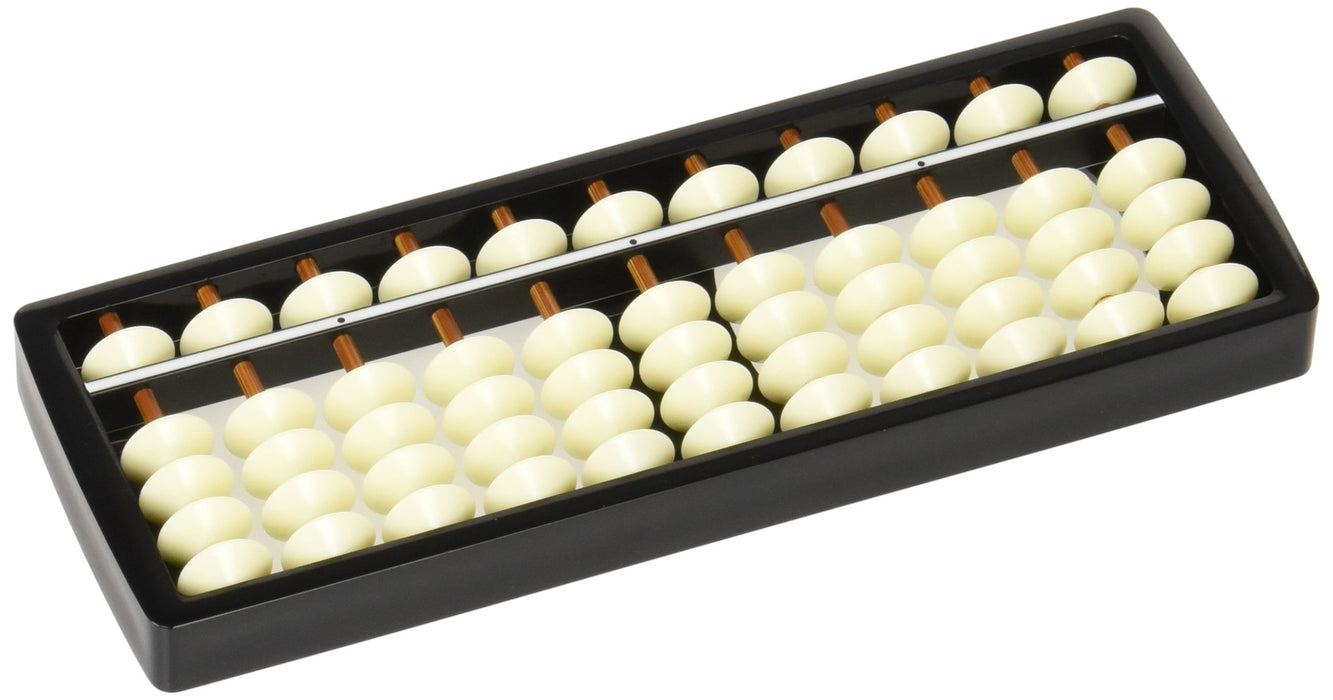 Tomoe Soroban Abacus 11 digits Plastic P1000 Shiratama 6 x 16.5 x 1.5 cm Soroban_1