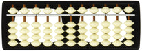 Tomoe Soroban Abacus 11 digits Plastic P1000 Shiratama 6 x 16.5 x 1.5 cm Soroban_2
