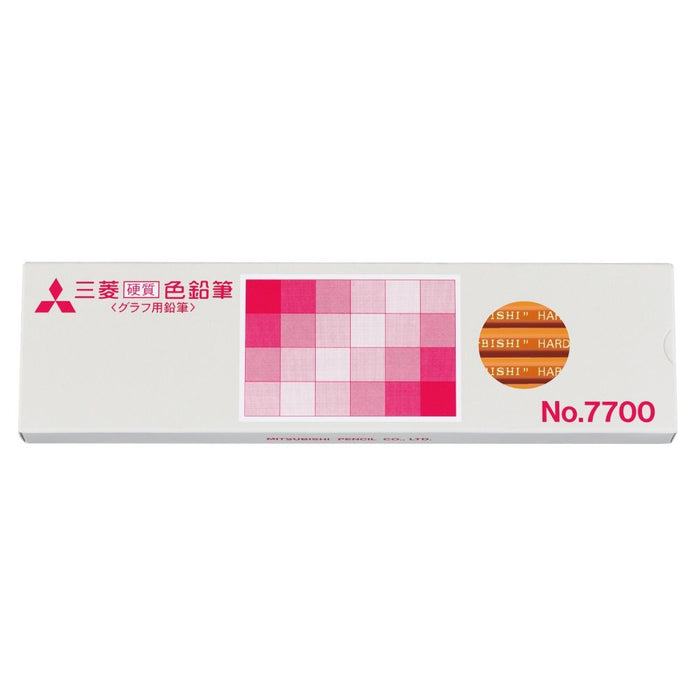 Mitsubishi Pencil Hard Colored Pencil Orange 1 dozen (12 pieces) K77004 NEW_1